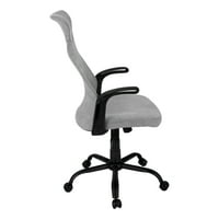 Uredska stolica, podesiva visina, okretna, ergonomska, nasloni za ruke, računalni stol, radnik, Metal, mreža,