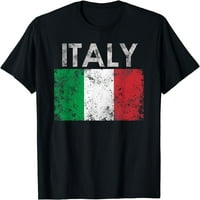 Vintage Talijanska poklon majica s ponosom na zastavu Italije