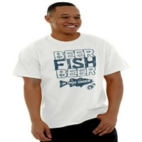 Muške ribolovne majice, majice s majicama, majica s pivom, riba, pivo tim redoslijedom, zabavni hobi-piće