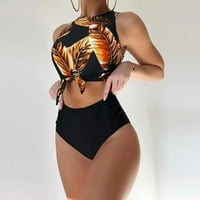 Kupaći kostimi Plus size odjeća za plažu Plus Size U donjem rublju i donjem rublju odvaja narančasti kupaći kostim