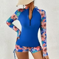 Ženski kupaći kostim s otvorenim leđima, modna ležerna odjeća za surfanje, krema za sunčanje, Split steznik za