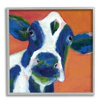 + Masna plava mliječna krava, smiješna apstraktna domaća životinja, 12 godina, dizajn Stephanie vorkman marrott