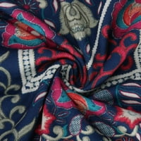 Ženski vrhovi i bluze s Vintage printom u donjem rublju, ljetne košulje s kratkim rukavima u zapadnom stilu, Ležerne