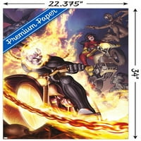 Comics of comics-žena pauk-ghost rider zidni poster, 22.375 34