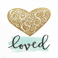 Ispis plakata ljubavnog srca Joea Moultona