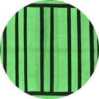 Ahgly Company Unutarnji okrugli sažetak Smaragdno zeleno prostirke moderne površine, 3 'krug