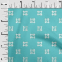 Jednobojna svilena prugasta tkanina s kvadratnim otiskom Kasuri širine dvorišta