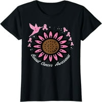 Ženski vrhovi majica s natpisom svijest o raku dojke poklon majica s okruglim vratom za zabave