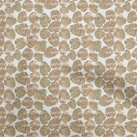 Jednobojna pamučna svilena bež Tkanina Materijal za tropsku haljinu tkanina s otiskom širine dvorišta