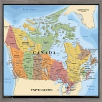 Karta plakata na kanadskom zidu, 14.725 22.375