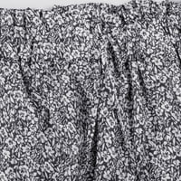 Ženske ležerne kratke hlače u struku STRUKTNI PREDNJI DUPKI Udobne elastične ljetne kratke hlače s džepovima
