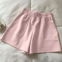 Jyeity ženske kratke hlače zazor $ 5, džepna boja labave kratke hlače ružičaste žene kratke hlače veličine 2xl