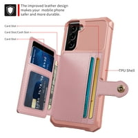 -Lion Novčanik Natrag za Samsung Galaxy S Plus držače za flip kartice Magnetska kopča SIM Thin Shock otporan na
