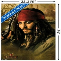 Diesne Pirati s Kariba: Škrinja mrtvaca - zidni poster Johnnieja Deppa s gumbima, 22.375 34