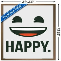 Emoji - plakat Happy Wall, 22.375 34