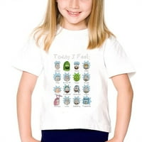 Dječja majica s printom od čistog pamuka Rick & Mortie za djecu kratkih rukava pokloni za djecu Plus size odjeća
