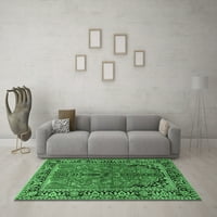 Tradicionalni perzijski smaragdno zeleni tepisi za prostore tvrtke, Okrugli, 3 inča
