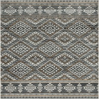 Dobro tkani Marokanski tepih od 3,92 '5,25', eklektičan Geometrijski uzorak, Mekana glamurozna hrpa, strog dizajn