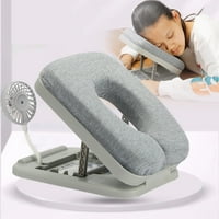Banghong Sleep Pad sklopivi jastuk za lice s mini ventilatorom, udobno podržavanje glave, vrata i lumbalne memorije