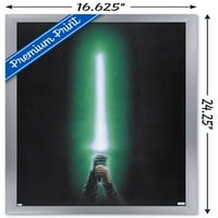 Ratovi zvijezda: originalna trilogija - zidni poster zelenog svjetlosnog mača, 14.725 22.375