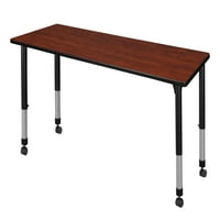 Pokretni stol za učionicu s podesivom visinom od 72 24 - trešnja