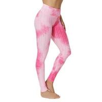 Ženske hlače za vježbanje u donjem rublju-sportske rastezljive Ležerne hlače s printom uske duge joga hlače visokog