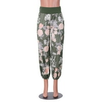Ženske hlače za jogu u dnevnoj sobi vruća rasprodaja hlače za uredski posao Poslovne ženske hlače s cvjetnim printom