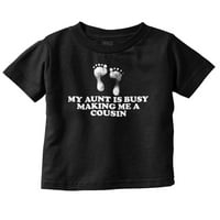 Ponosna nećakinja, izuzev tetke Toddler Boy Garl majice, dojenčad mališana Brisco Brands 5t