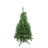 4 '30 Dakota Crveni bor Potpuno umjetno božićno drvce s borovim konusima - neobično