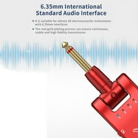 Bežični gitarski audio sustav punjivi kanali odašiljač prijemnik