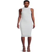 Nema granica juniora Bodycon rebrasta dres midi haljina