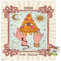 Zidni poster Pizza s gumbima, 22.375 34