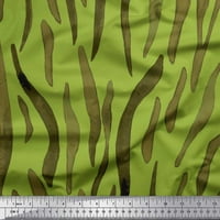 Svilena tkanina od krep-a s otiskom tigrove životinjske kože širine dvorišta