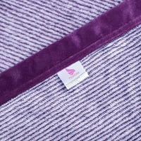 Jedinstvene ponude meka topla nejasna deka s gradijentom mikrovlakana ljubičasta puna