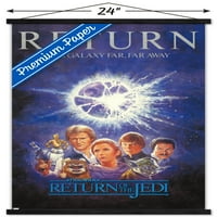 Ratovi zvijezda: Povratak Jedija - ilustrirani zidni plakat s magnetskim okvirom u jednom listu, 22.375 34