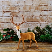Pom Pom Božićni ukras Plišana igračka imitacija Jelena Božićni ukras Los Božićni ukras Elk ukrasi za božićno drvce