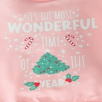 ; / Majica za djevojčice, ležerni pulover s printom božićnog drvca, majica s dugim rukavima za malu djecu, ulična