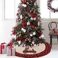 Biplut božićno drvce suknje naslovnicu čarape stol stola trkač božićni ukras