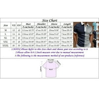 Modne muške košulje, ležerna labava bluza s patentnim zatvaračem s ovratnikom, vrhovi kratkih rukava, uredska