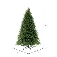 Umjetno božićno drvce od 6,5 ' 52 inča s LED žaruljama koje mijenjaju boju