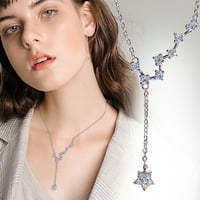 Wendunide ukrasi, ženski dizajn Big Resel Star dippers niše ogrlice od klavikule, privjeske divljeg lanca, kao