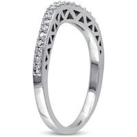Zaručnički prsten od bijelog zlata s dijamantom od 10 karata