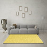 Moderni pravokutni tepisi za sobe u žutoj boji, 8' 10'