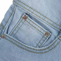 Ženske hlače Mini trapersolid u boji s niskim strukom Oprane traperice Kratke povremene modne hlače