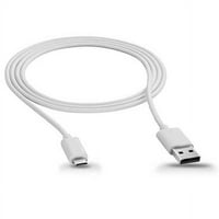 Bijeli 10ft dugačak USB kabel za brzo punjač Sincy Sinc Wire kabel za Motorola Droid Turbo - Samsung Galaxy J