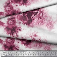 Soimoi ružičasti pamučni voile tkanina zraka kravata dekor tkanina tiskano dvorište široko