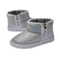 Donje / prozračne tople cipele s plišanom podstavom za djevojčice Ležerne zimske čizme za zabave neklizajuće zimske