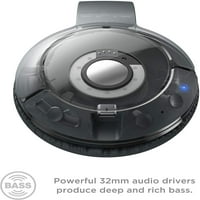 Nadzemni Bluetooth slušalice sa redukcijom šuma, Shadow Black, MTRO200BTBK