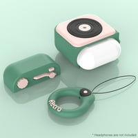 Crtani Prijenosni silikonski štitnici za uši kompatibilni s paketom za slušalice, zeleni zaštitni poklopac