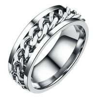 Jednostavan prsten nježni prsten za prst nakit od nehrđajućeg čelika Kreativni prsten modni prsten za prste za